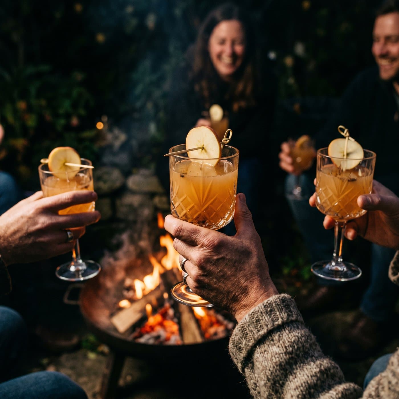 Around the fire